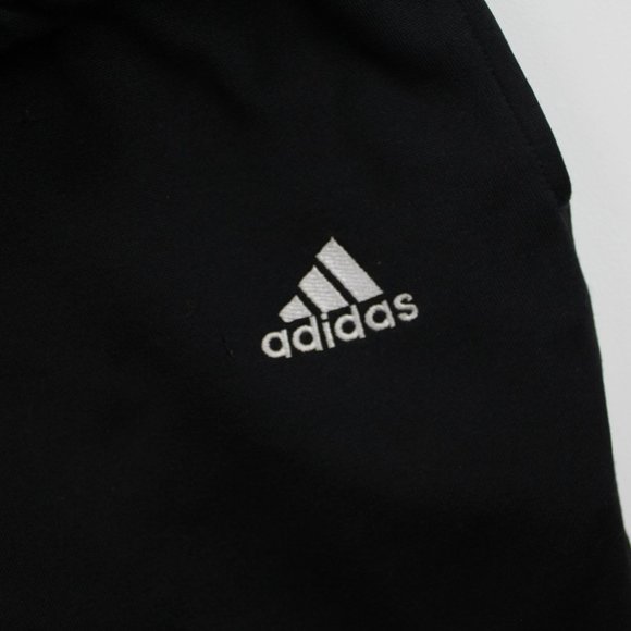 Adidas Black Drawstring Waist Jogger Sportswear Athletic Track Pants sz L - Picture 3 of 6